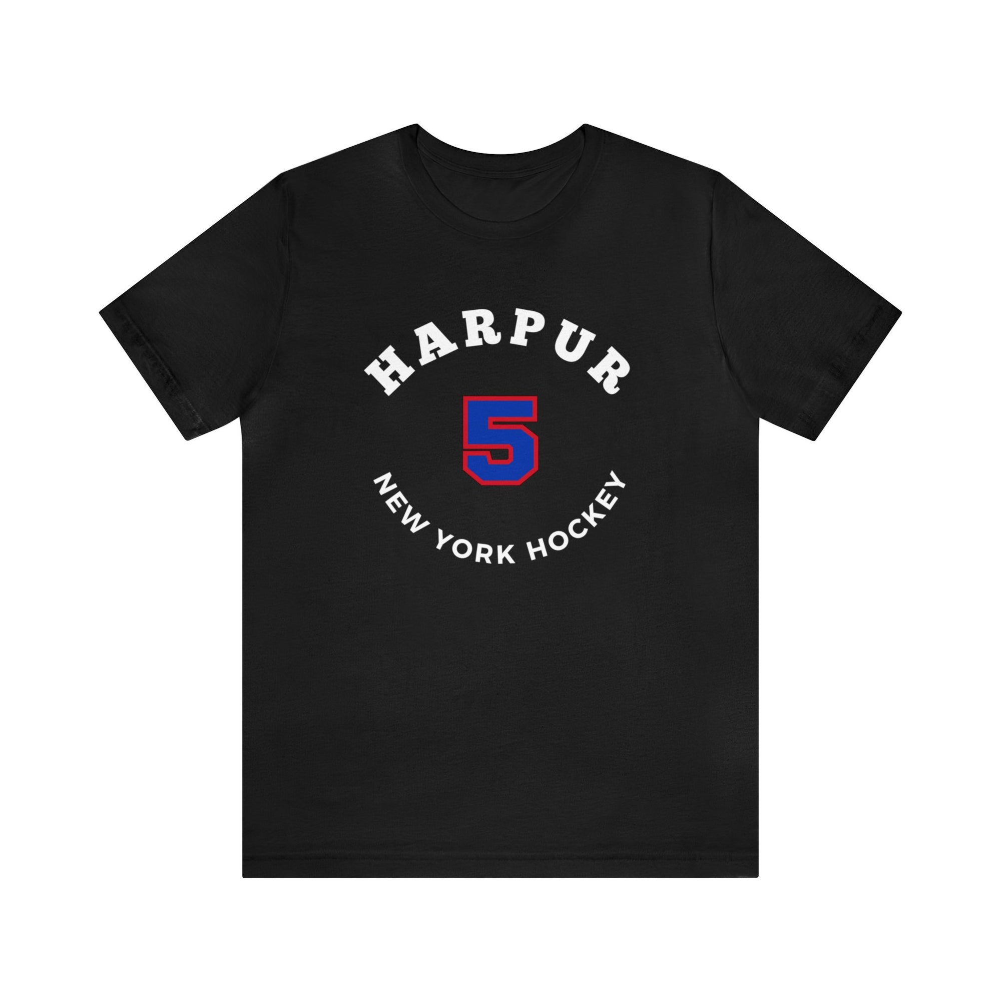 Harpur 5 New York Hockey Number Arch Design Unisex T-Shirt