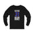 Shesterkin 31 New York Hockey Royal Blue Vertical Design Unisex Jersey Long Sleeve Shirt
