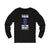 Trouba 8 New York Hockey Royal Blue Vertical Design Unisex Jersey Long Sleeve Shirt
