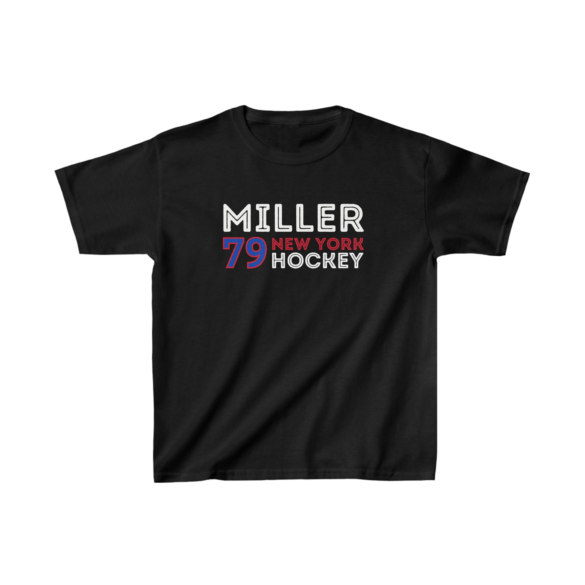 Miller 79 New York Hockey Grafitti Wall Design Kids Tee