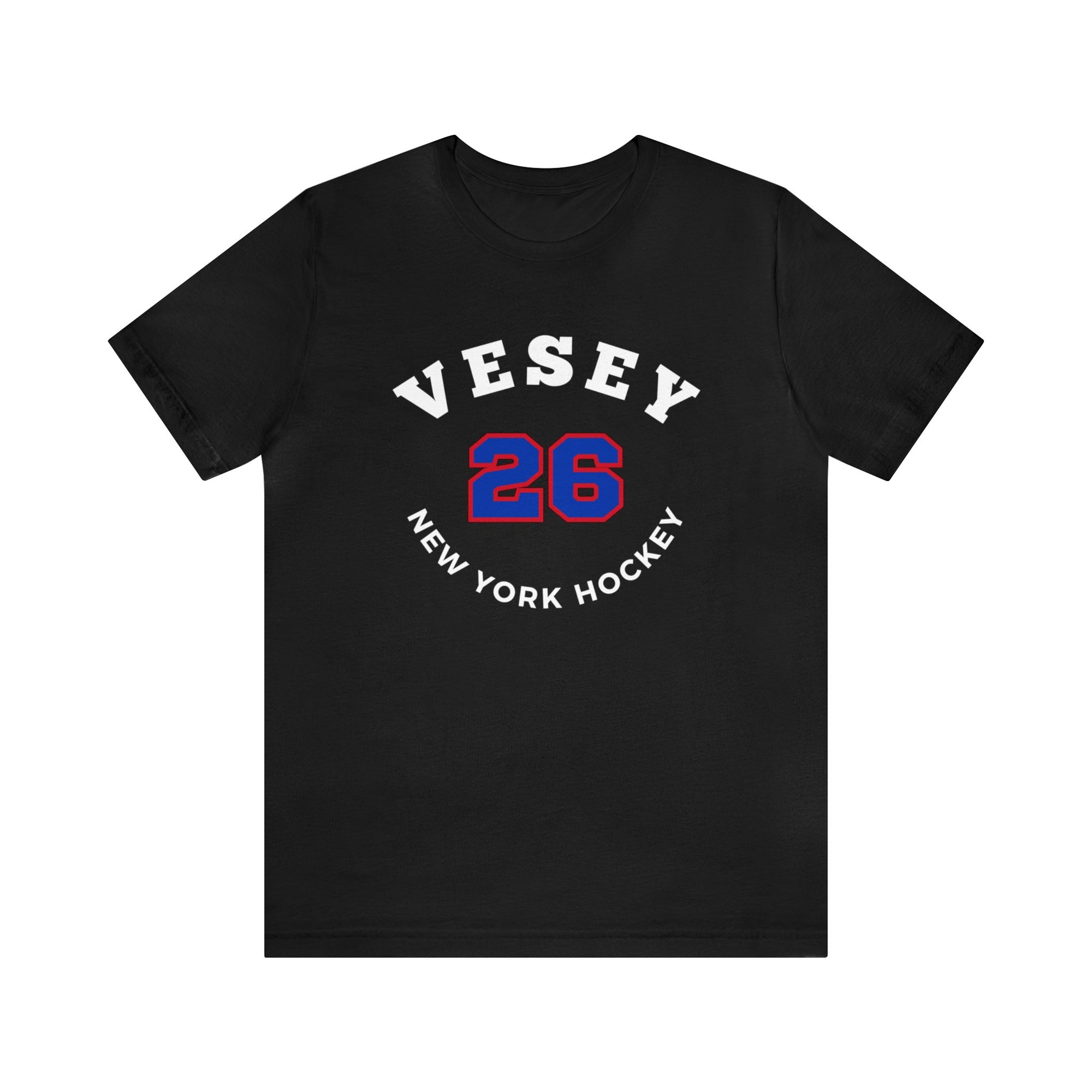 Vesey 26 New York Hockey Number Arch Design Unisex T-Shirt