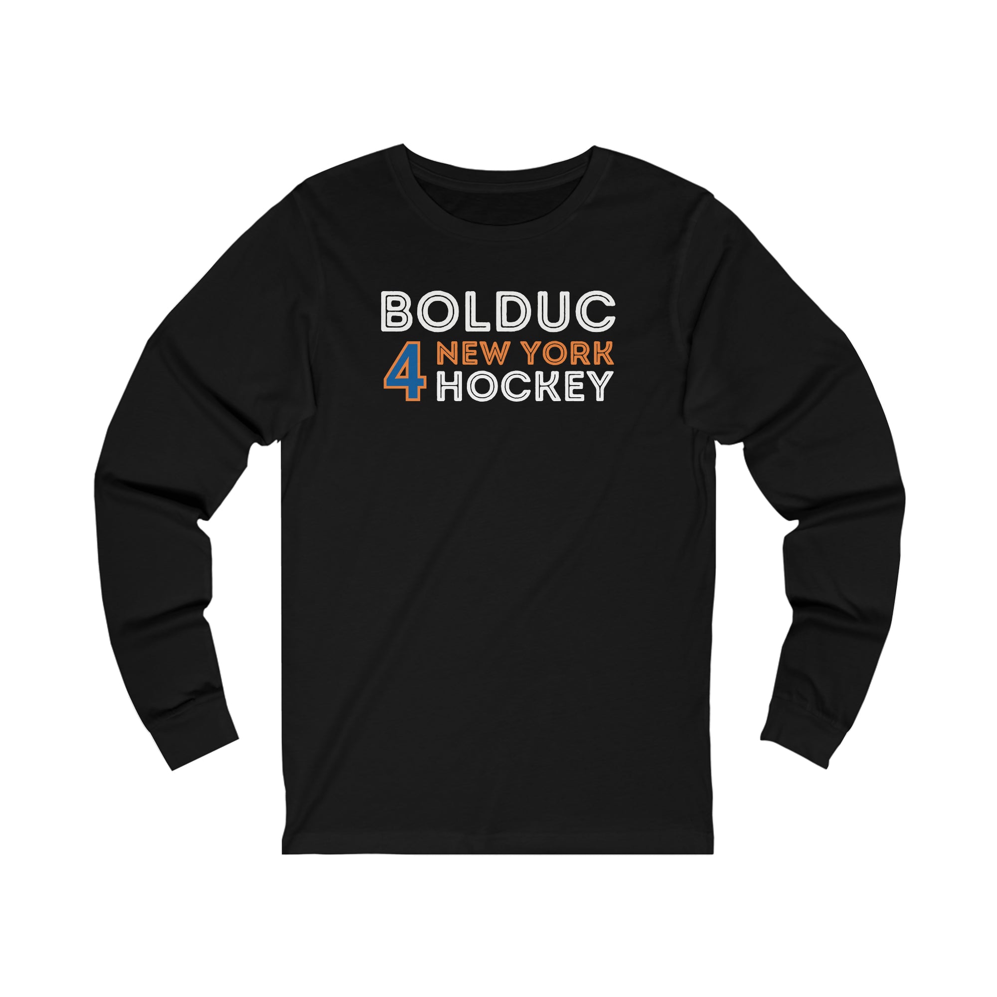 Bolduc 4 New York Hockey Grafitti Wall Design Unisex Jersey Long Sleeve Shirt