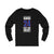 Kakko 24 New York Hockey Royal Blue Vertical Design Unisex Jersey Long Sleeve Shirt