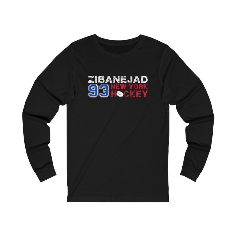 Zibanejad 93 New York Hockey Unisex Jersey Long Sleeve Shirt