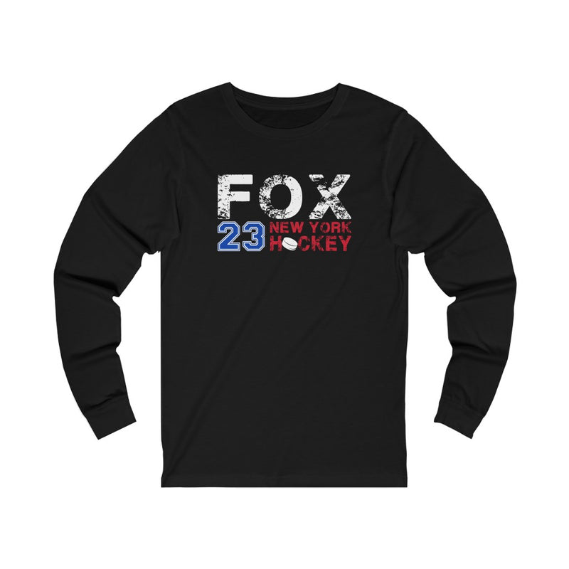Fox 23 New York Hockey Unisex Jersey Long Sleeve Shirt