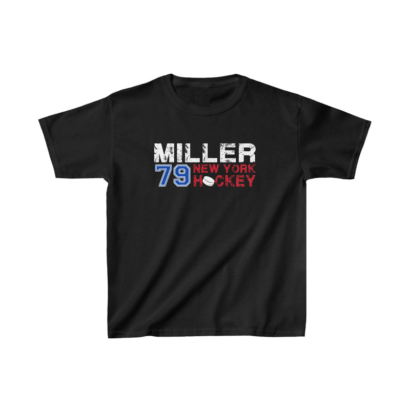 Miller 79 New York Hockey Kids Tee