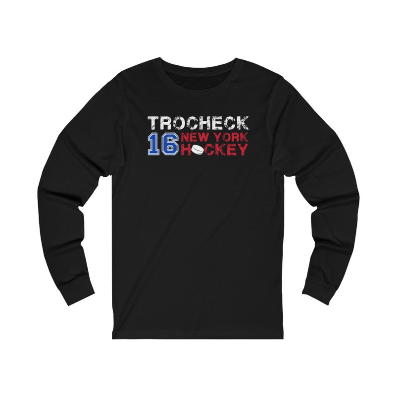 Trocheck 16 New York Hockey Unisex Jersey Long Sleeve Shirt