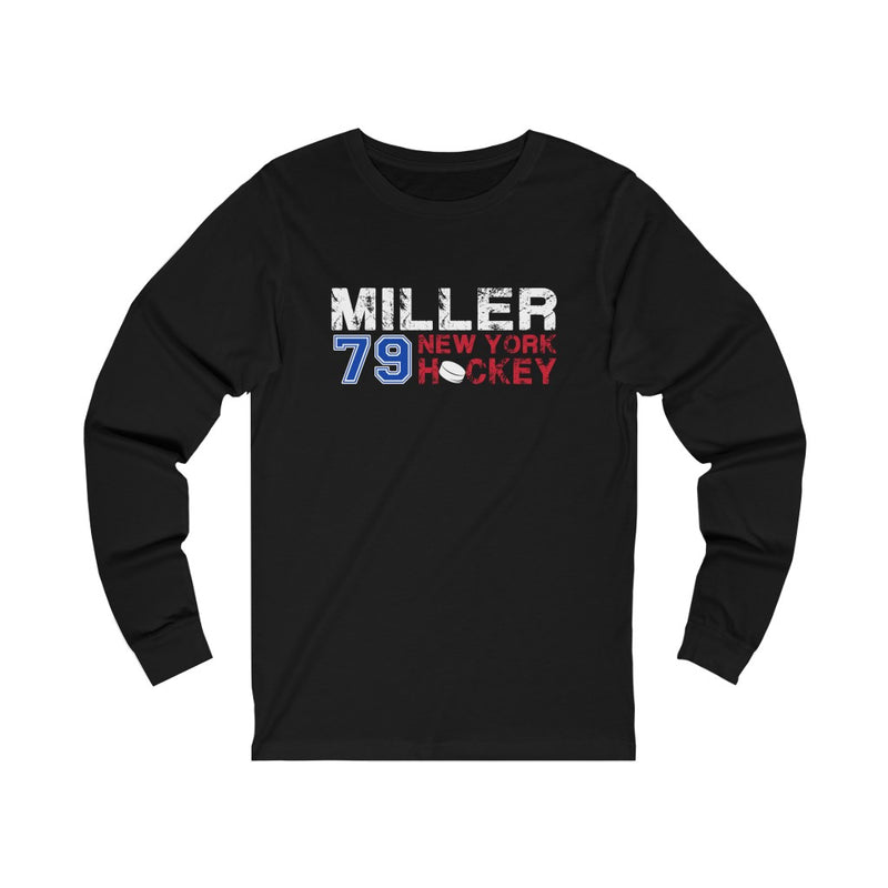 Miller 79 New York Hockey Unisex Jersey Long Sleeve Shirt