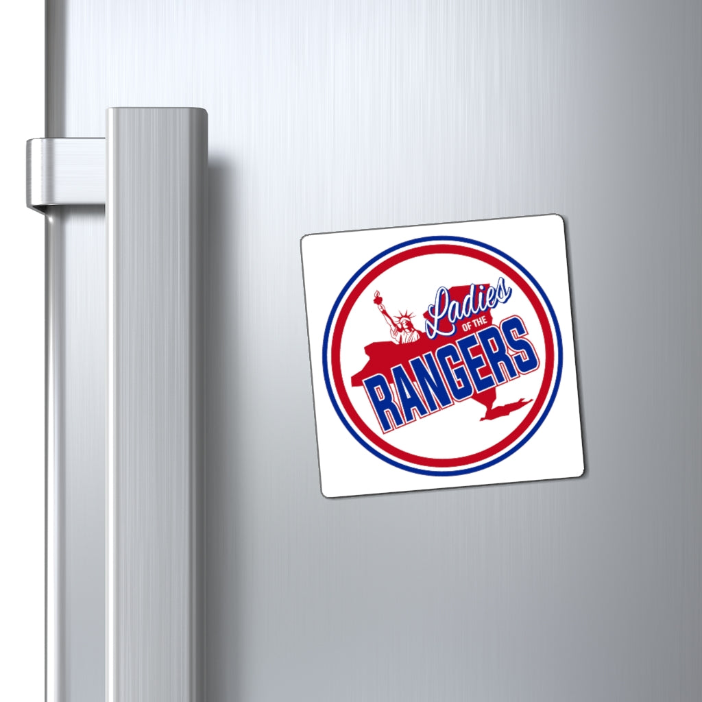 Ladies Of The Rangers Multi-Use Magnets, White