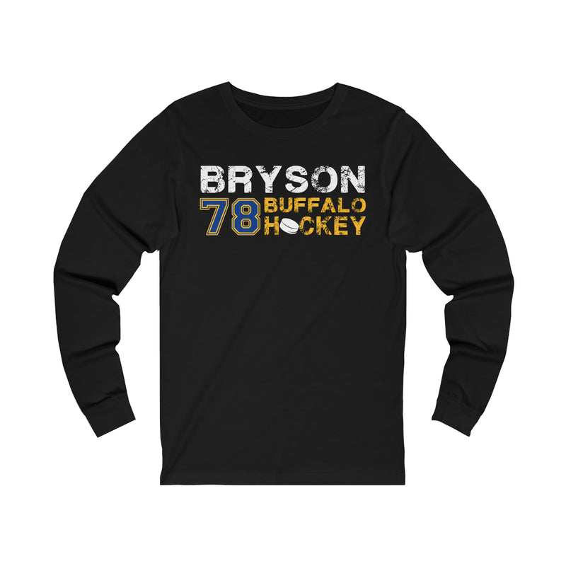 Bryson 78 Buffalo Hockey Unisex Jersey Long Sleeve Shirt