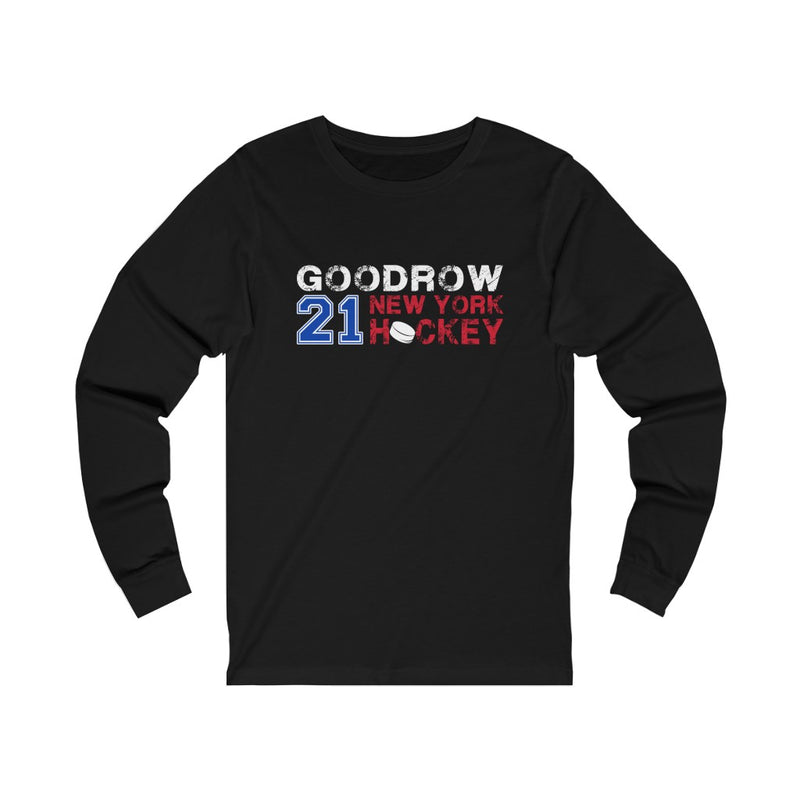 Goodrow 21 New York Hockey Unisex Jersey Long Sleeve Shirt