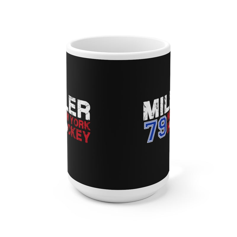Miller 79 New York Hockey Ceramic Coffee Mug In Black, 15oz