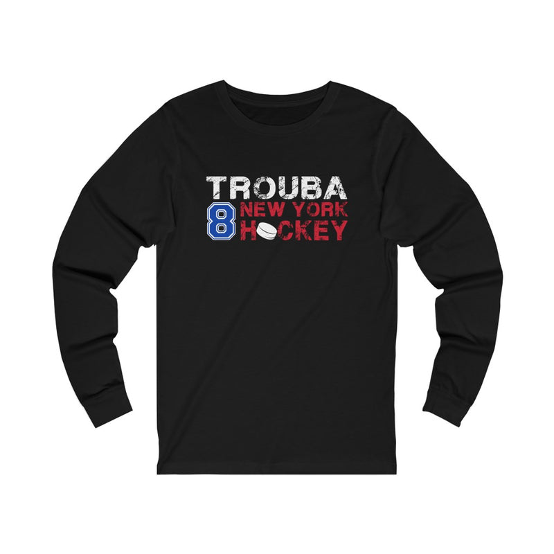Trouba 8 New York Hockey Unisex Jersey Long Sleeve Shirt