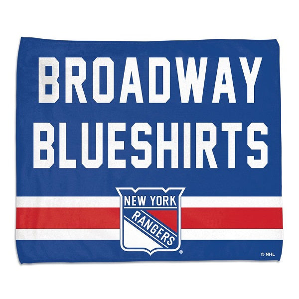 New York Rangers 2022 Stanley Cup Playoffs Team Slogan Rally Towel