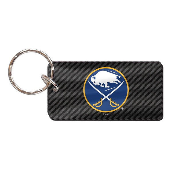 Buffalo Sabres Black Rectangle Logo Keychain