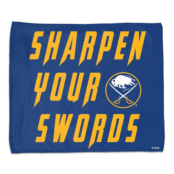 Buffalo Sabres Sharpen Your Swords Rally Towel