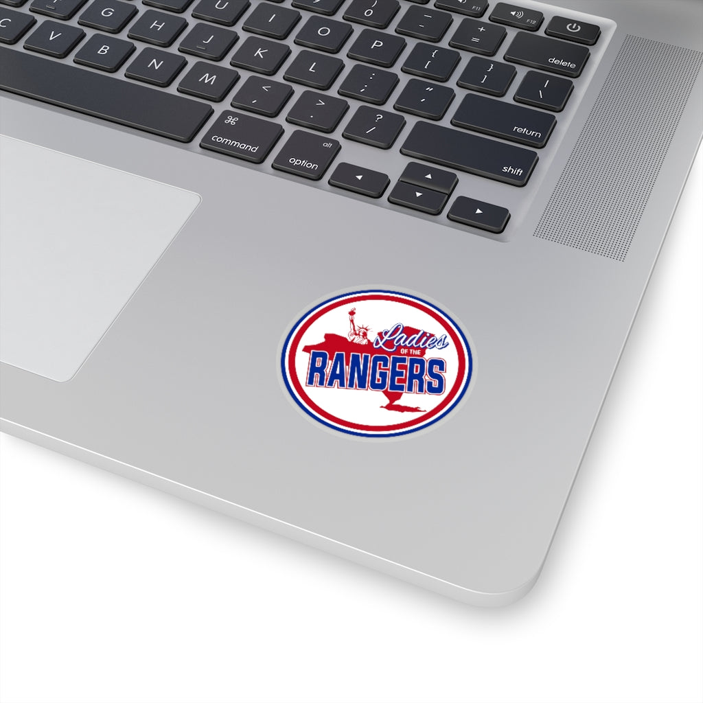 Ladies Of The Rangers Group Logo Kiss-Cut Stickers