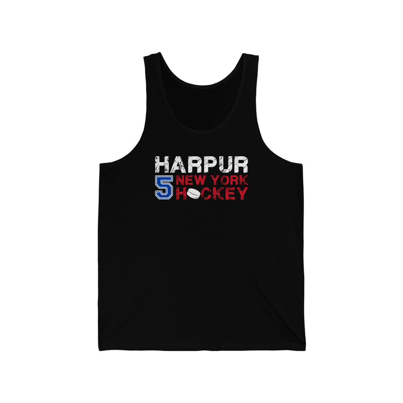 Harpur 5 New York Hockey Unisex Jersey Tank Top