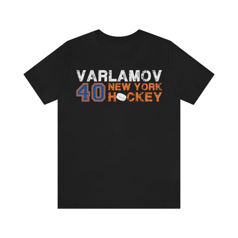 Varlamov 40 New York Hockey Unisex Jersey Tee