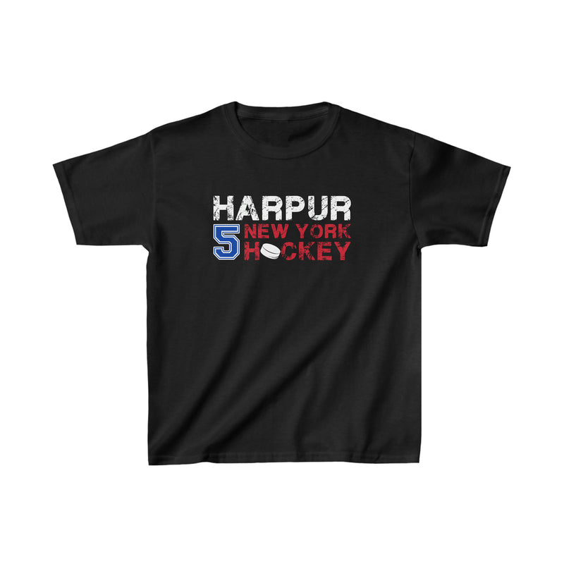 Harpur 5 New York Hockey Kids Tee