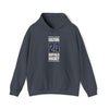 Cozens 24 Buffalo Hockey Royal Blue Vertical Design Unisex Hooded Sweatshirt