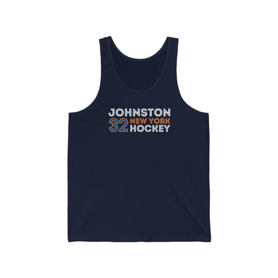 Johnston 32 New York Hockey Grafitti Wall Design Unisex Jersey Tank Top