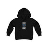 Cizikas 53 New York Hockey Blue Vertical Design Youth Hooded Sweatshirt