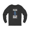 Pulock 6 New York Hockey Blue Vertical Design Unisex Jersey Long Sleeve Shirt