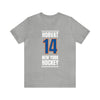 Horvat 14 New York Hockey Blue Vertical Design Unisex T-Shirt