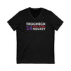 Trocheck 16 New York Hockey Grafitti Wall Design Unisex V-Neck Tee