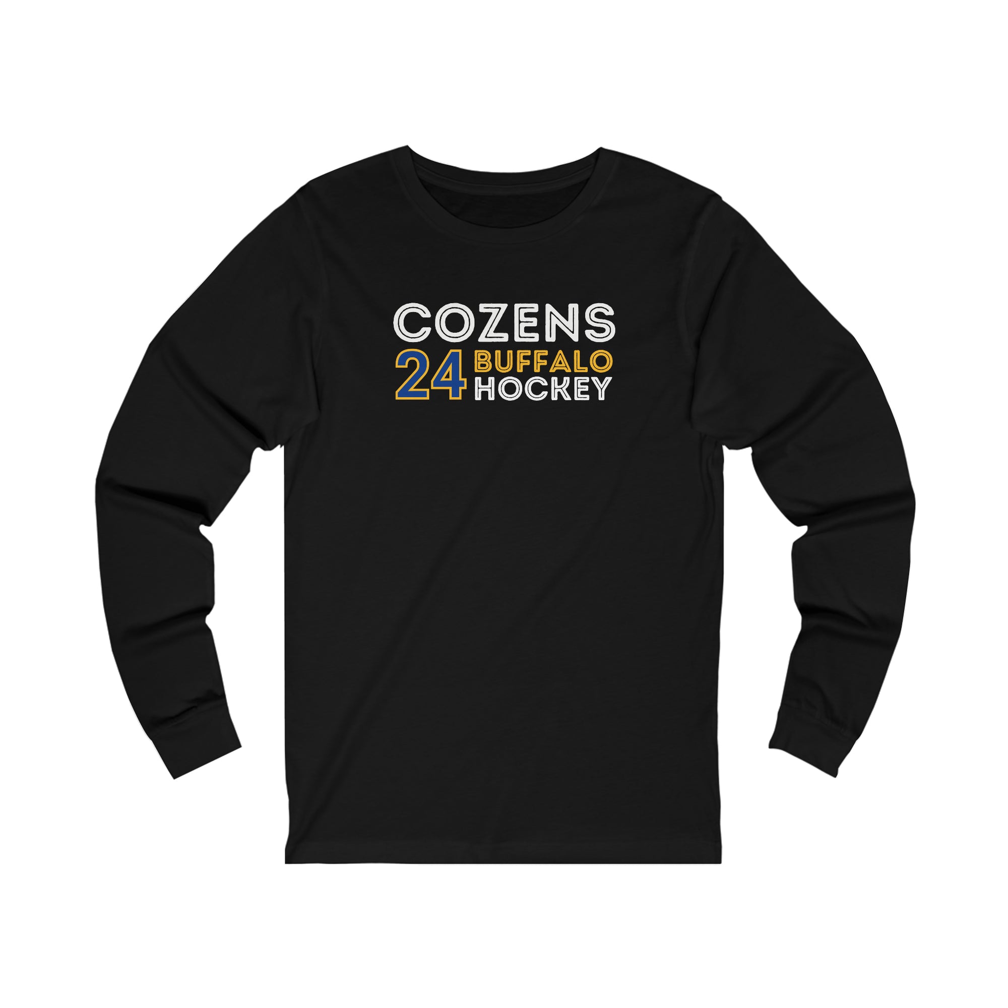 Cozens 24 Buffalo Hockey Grafitti Wall Design Unisex Jersey Long Sleeve Shirt