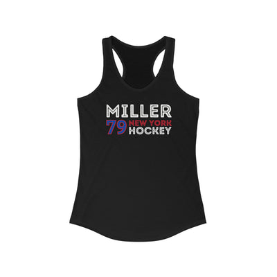 Miller 79 New York Hockey Grafitti Wall Design Women's Ideal Racerback Tank Top