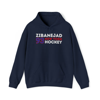 Mika Zibanejad Sweatshirt 93 New York Hockey Grafitti Wall Design Unisex Hooded