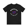 Wheeler 17 New York Hockey Number Arch Design Unisex T-Shirt