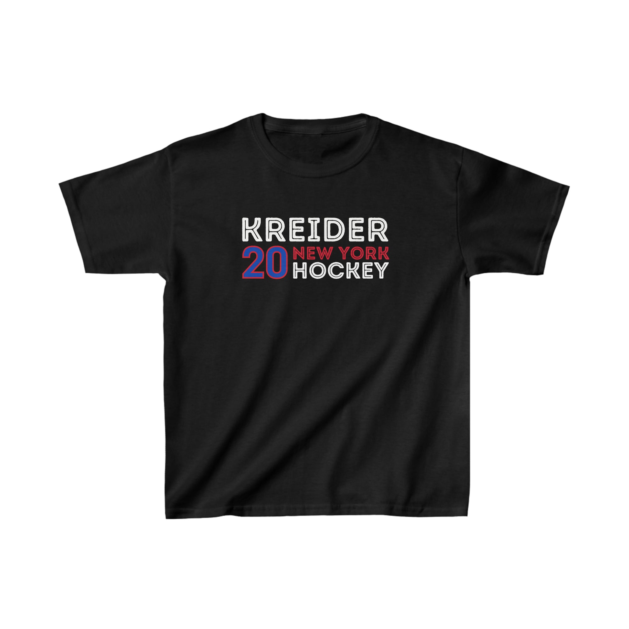 Kreider 20 New York Hockey Grafitti Wall Design Kids Tee