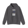 Thompson 72 Buffalo Hockey Royal Blue Vertical Design Unisex Hooded Sweatshirt