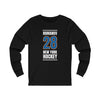 Romanov 28 New York Hockey Blue Vertical Design Unisex Jersey Long Sleeve Shirt