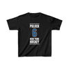 Pulock 6 New York Hockey Blue Vertical Design Kids Tee