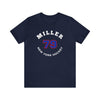 Miller 79 New York Hockey Number Arch Design Unisex T-Shirt