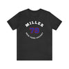 Miller 79 New York Hockey Number Arch Design Unisex T-Shirt