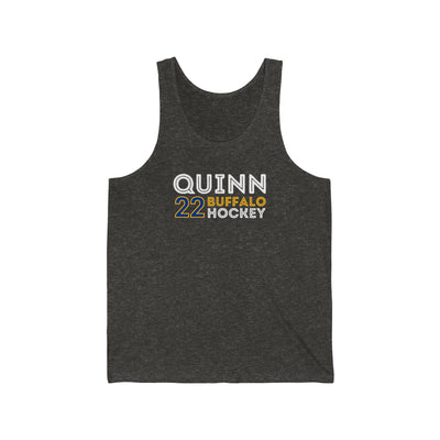 Quinn 22 Buffalo Hockey Grafitti Wall Design Unisex Jersey Tank Top