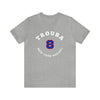 Trouba 8 New York Hockey Number Arch Design Unisex T-Shirt