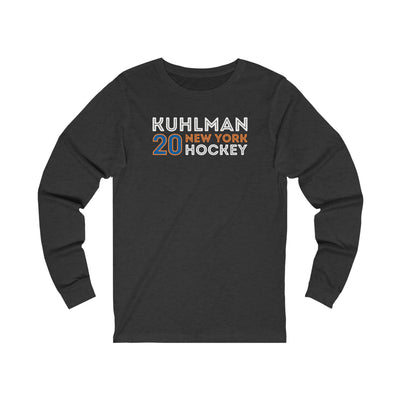 Kuhlman 20 New York Hockey Grafitti Wall Design Unisex Jersey Long Sleeve Shirt