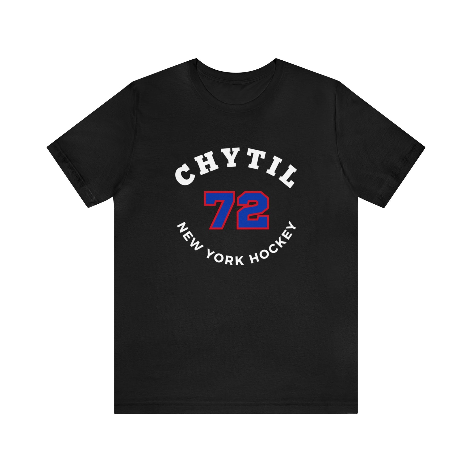 Chytil 72 New York Hockey Number Arch Design Unisex T-Shirt