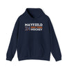 Mayfield 24 New York Hockey Grafitti Wall Design Unisex Hooded Sweatshirt