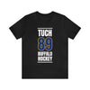 Tuch 89 Buffalo Hockey Royal Blue Vertical Design Unisex T-Shirt