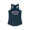 Harpur 5 New York Hockey Grafitti Wall Design Women's Ideal Racerback Tank Top