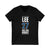 Lee 27 New York Hockey Blue Vertical Design Unisex V-Neck Tee