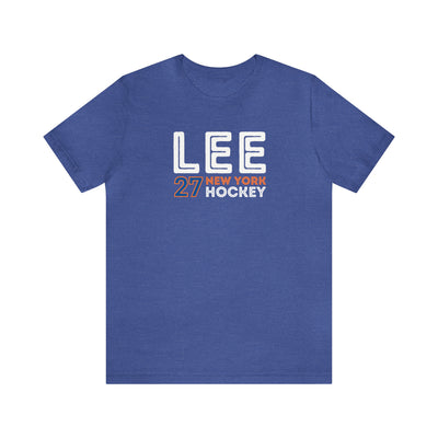 Lee 27 New York Hockey Grafitti Wall Design Unisex T-Shirt