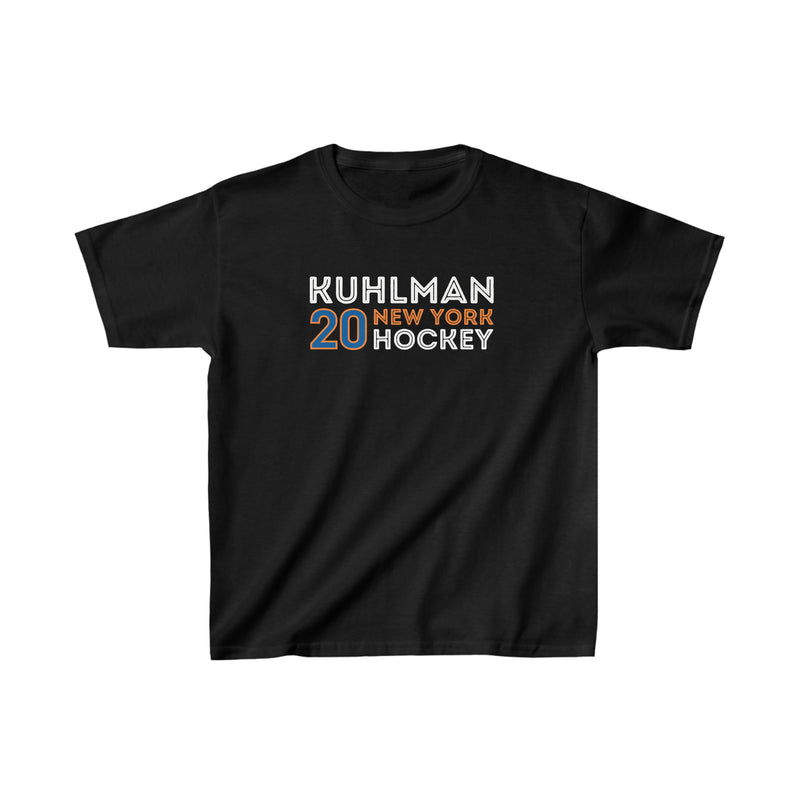 Kuhlman 20 New York Hockey Grafitti Wall Design Kids Tee